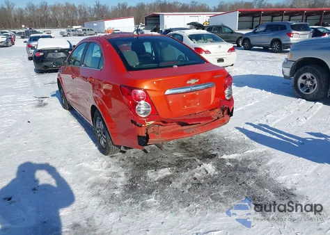 2013 Chevrolet Sonic Lt Auto from USA, damaged, VIN 1G1JC5SHXD4149860